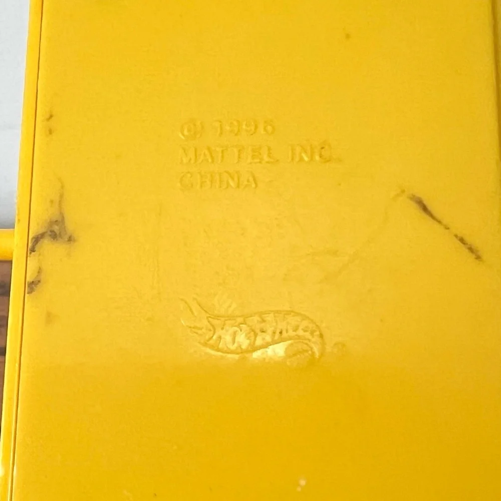 Vintage 1996 Hot Wheels Mega Rig Replacement Piece Part Trailer Wagon # 4 Yellow